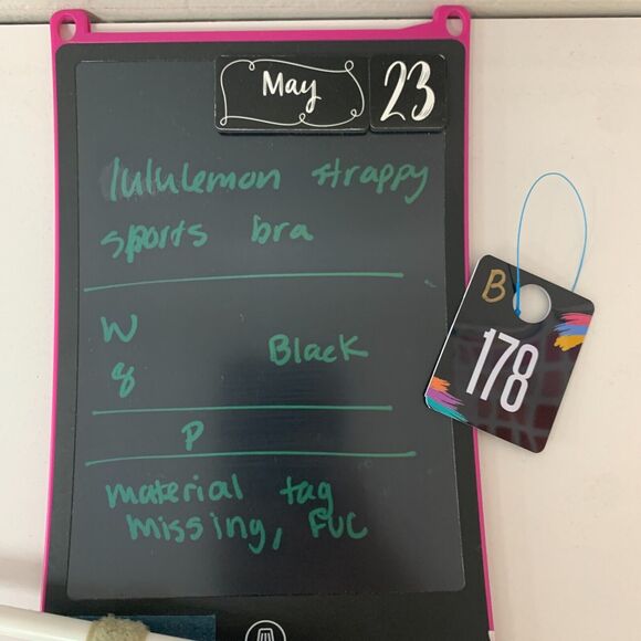 Lululemon Strappy Sports Bra Womens 8 Black Criss Cross Back Unpadded *READ - Picture 11 of 12